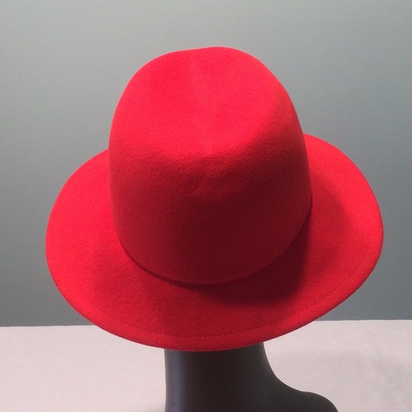 Made in U.S.A. Peach felt 100% Wool Hat Vintage - Picture 2 of 4